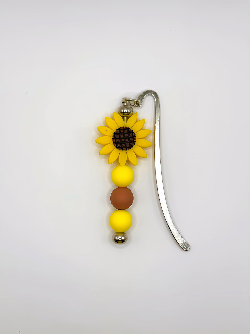 Sunflower Silicone Bead Bookmark