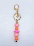 Western Charm Silicone Keychain – Colorful Cowboy Inspired