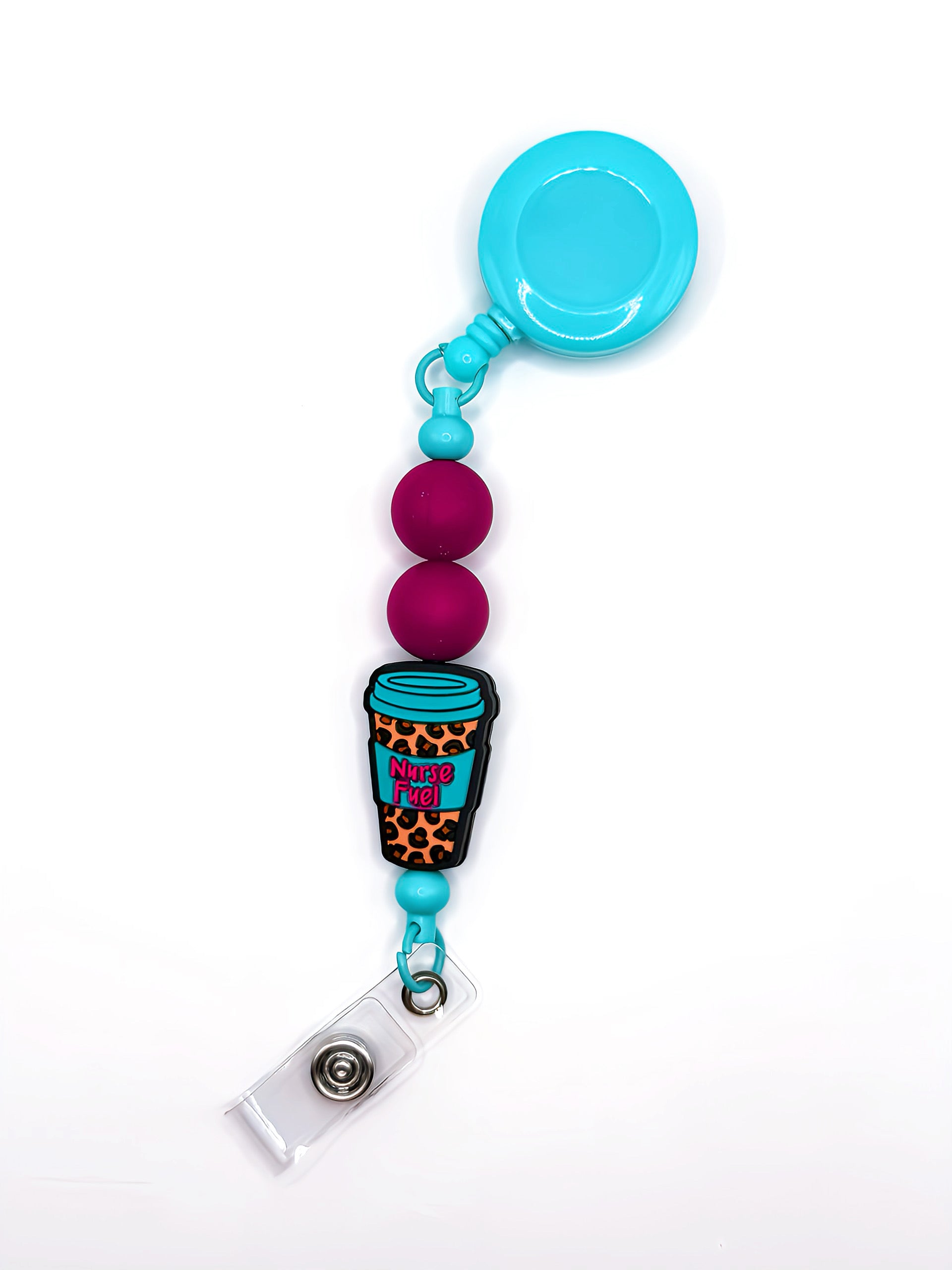 Nurse Silicone Bead Badge Reel